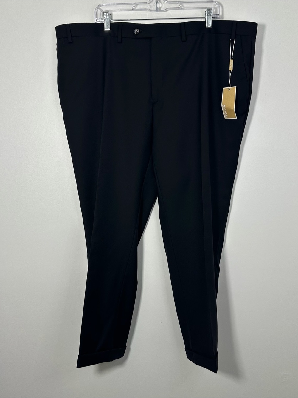 Michael Kors Men’s Black 100% Wool Dress Pants 44W x 30L NWT